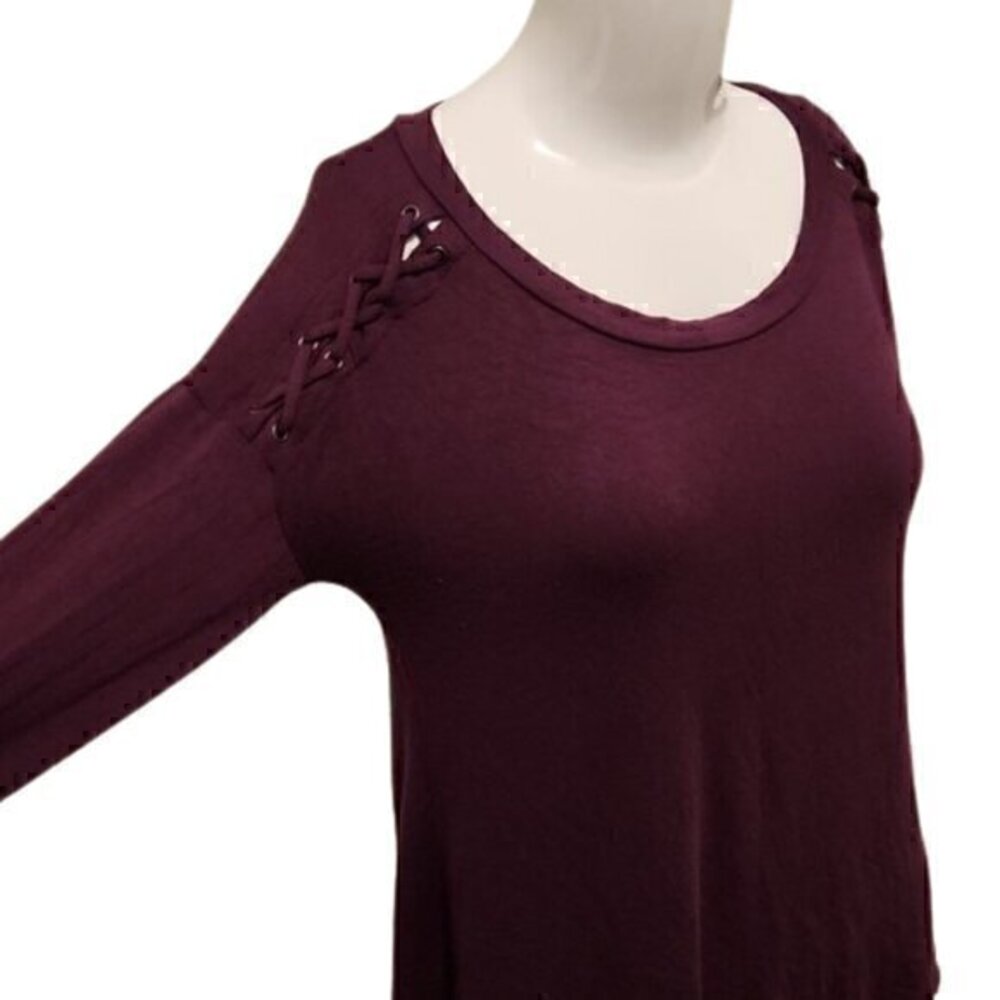 [Aeropostale] Scoop Neck Cross Sleeve Top - Size S